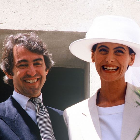 Mariage d'Inès de la Fressange et de Luigi d'Urso.