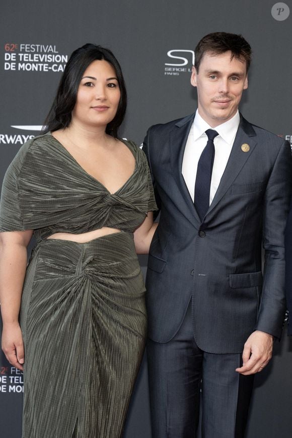 Marie Ducruet et Louis Ducruet assistent au tapis rouge d'ouverture du 62e Festival de télévision de Monte-Carlo, le 16 juin 2023 à Monte-Carlo, Monaco. Photo par David Niviere/ABACAPRESS.COM