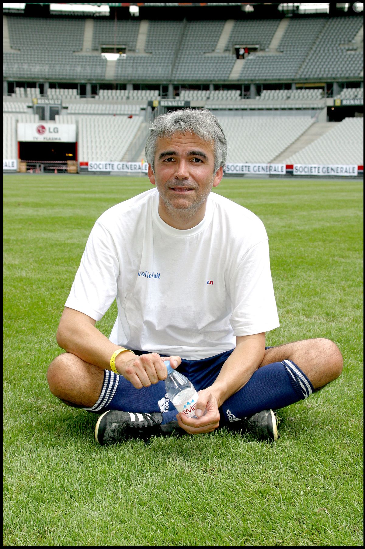Pascal Braud Photo : Archives - Le 4 juin 2003 Pascal Praud au match de football ...