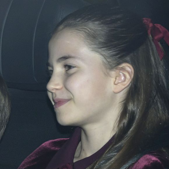 La princesse Charlotte de Galles - Arrivées et départs de la famille royale britannique au déjeuner de Noël au palais de Buckingham à Londres, Royaume Uni, le 16 décembre 2025. Cover Images via ZUMA Press/Bestimage