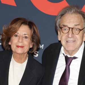 Alain Finkielkraut et sa femme Sylvie Topaloff - Première du film "Mercato" au cinéma "Le Grand Rex" à Paris, le 17 février 2025.
© Guirec Coadic/Bestimage