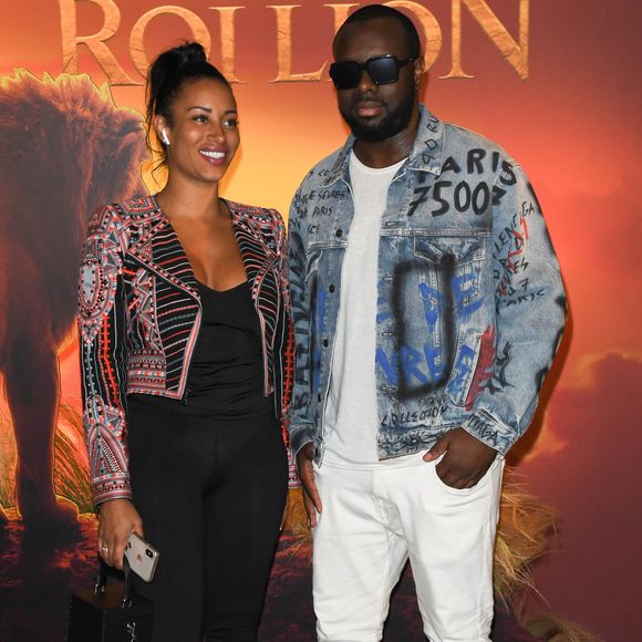 Séparation - Demdem annonce sa séparation avec Gims - Maitre Gims et sa femme Demdem Djuna - Projection exceptionnelle du nouveau Disney "Le Roi Lion" au Grand Rex à Paris le 11 juillet 2019. © Coadic Guirec/Bestimage