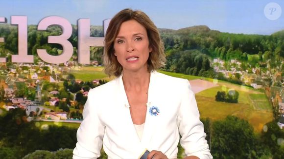 Isabelle Ithurburu lors du journal de TF1