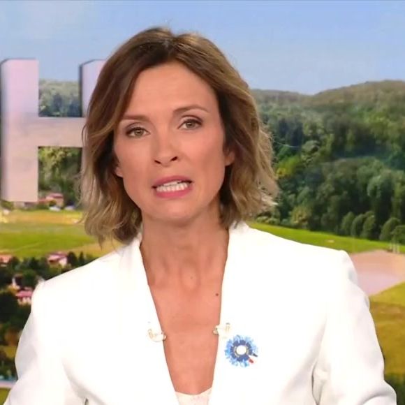 Isabelle Ithurburu lors du journal de TF1