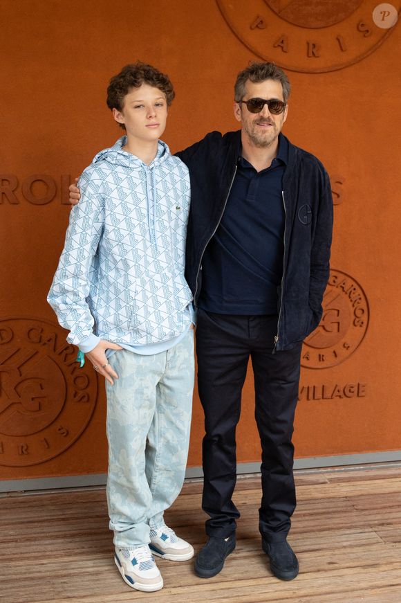 Marcel Canet et Guillaume Canet au Village pour la finale masculine lors des Internationaux de France 2025 à Roland Garros le 08 juin 2025 à Paris, France. Photo Nasser Berzane/Abaca