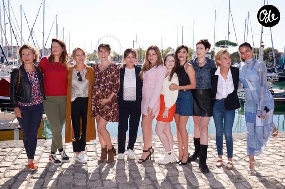 Sylvie Flepp, Anne Decis, Elodie Varlet, Léa François, Cécilia Hornus, , Lola Marois, Marie Mallia, Eleonore Sarrazin, Marie Réache, , Caroline Riou, Horya Benabet PLUS BELLE LA VIE Le festival de fiction TV de La Rochelle  © Christophe Aubert via Bestimage