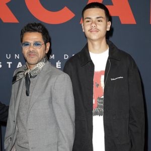 Jamel Debbouze et Léon Debbouze - Première du film "Mercato" au cinéma "Le Grand Rex" à Paris, le 17 février 2025.
© Guirec Coadic/Bestimage