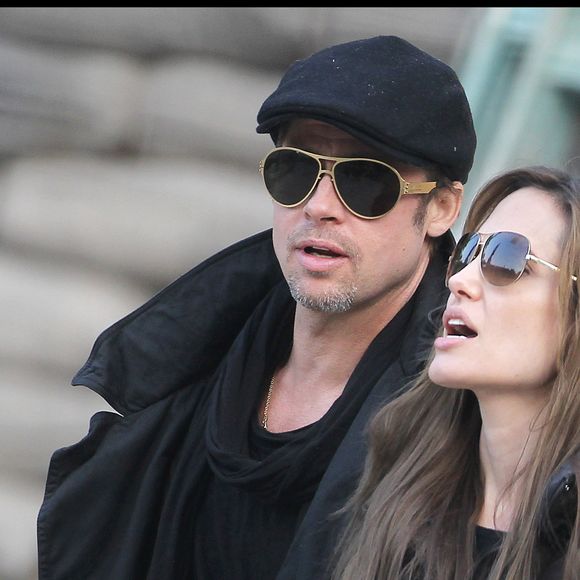 Brad Pitt et Angelina Jolie.