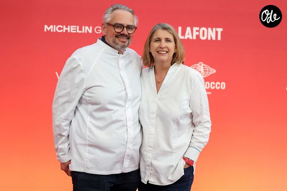 David et Stéphanie Le Quellec - Cérémonie des remises des Etoiles Michelin 2026 au Grimaldi Forum à Monaco le 16 mars 2026. © Jean-Marc Lhomer/Bestimage