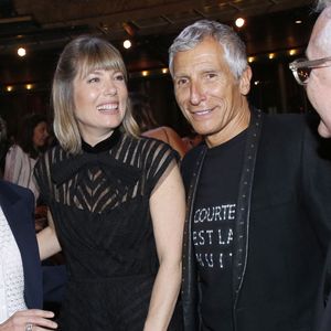 Mélanie Page et son mari Nagui - 35ème cérémonie des Molières aux Folies Bergère à Paris, France, le 6 Mai 2024. © Bertrand Rindoff / Bestimage