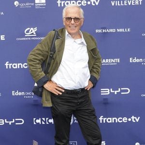 Fabrice Luchini au photocall de la soirée (Tapis bleu) lors de la 19ème édition du festival du film francophone d'Angoulême le 25 août 2026. © Coadic Guirec / Bestimage
