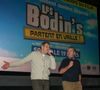 Ce mercredi 29 octobre, Vincent Dubois participe à l’émission La route de la fortune sur M6.


Exclusif - Les humoristes et comédiens Vincent Dubois et Jean-Christian Fraiscinet à l'avant-première du film "Les Bodin's partent en vrille", au cinéma CGR-Villenave-d'Ornon, Gironde, France, le 29 janvier 2025. © Jean-Marc Lhomer/Bestimage