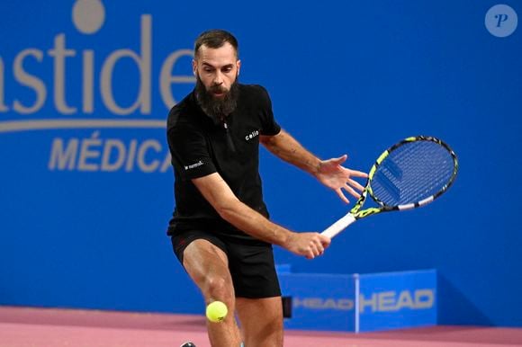 Benoît Paire au tournoi de Montpellier en 2024.