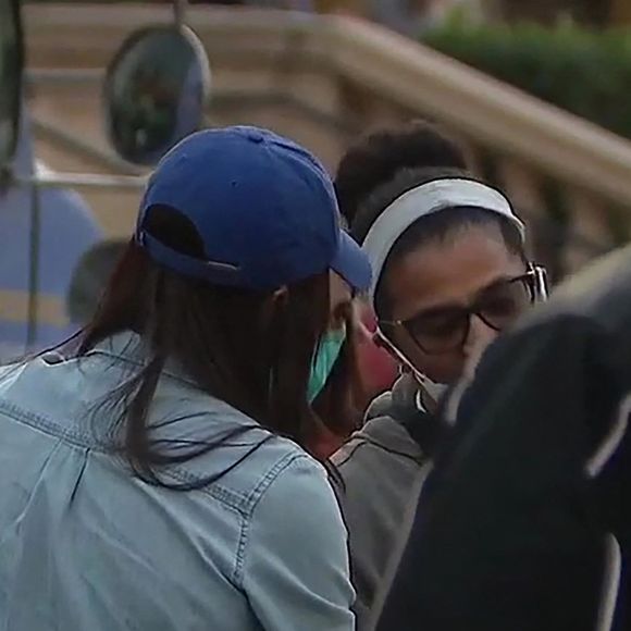 Le prince Harry et Meghan Markle se rendent au Pasadena Convention Center avec les services d secours et les victimes des incendies de Eaton à Los Angeles le 11 janvier 2025