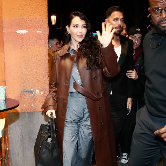 Exclusif - Nabilla et Thomas Vergara - Arrivées pour la dernière émission de TPMP sur C8 à Canal Factory à Boulogne-Billancourt, le 27 février 2025. © Christophe Clovis / Bestimage