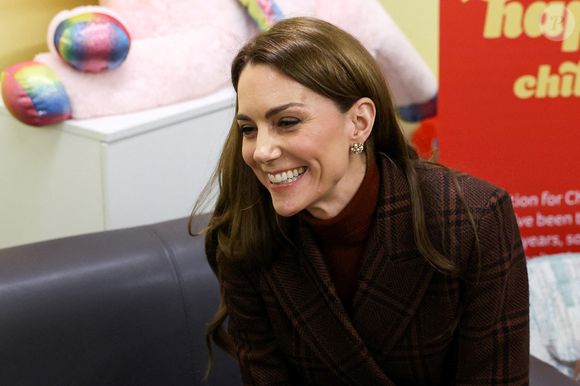 Catherine (Kate) Middleton, princesse de Galles, visite une unité mère-enfant (MBU) d'Action for Children à la prison HMP Styal de Wilmslow, Royaume Uni, le 11 février 2025. © Phil Noble/WPA-Pool/Bestimage