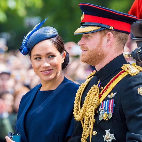 Car c'est la première fois en six ans que le prince Harry va manquer l'anniversaire de son fils.

Le prince Harry, duc de Sussex, et Meghan Markle, duchesse de Sussex, première apparition publique de la duchesse depuis la naissance du bébé royal Archie lors de la parade Trooping the Colour 2019, célébrant le 93ème anniversaire de la reine Elisabeth II, au palais de Buckingham, Londres, le 8 juin 2019. Backgrid USA / Bestimage
