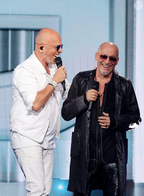 et dans ses galères, son ami Pascal Obispo était là

Exclusif - Pascal Obispo, Florent Pagny - Enregistrement de l'émission "Avec Florent, tout le monde ELA" à La Seine Musicale à Paris, diffusée le 1er septembre à 21h10 sur TF1
© Cyril Moreau-Dominique Jacovides / Bestimage
