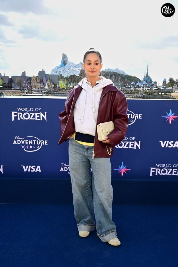 Léna Situations à l'inauguration du village de la Reine des Neiges sur le site de Disneyland Paris à Marne-la-Vallée le 28 mars 2026. 

© Disneyland Paris via Bestimage