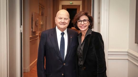 Marc Ladreit de Lacharrière et Rachida Dati réunis pour le dernier dîner de l'année du Cercle de la Revue des Deux Mondes