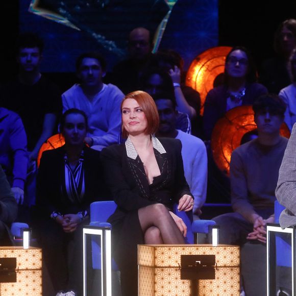 Exclusif - Stéphane Bern, Elodie Frégé, David Douillet - Enregistrement de l'émission "La Boîte à secrets", au Studio du Lendit, présentée par F.Bollaert et diffusée le 17 janvier sur France 3. Le 17 décembre 2024
© Christophe Clovis / Bestimage