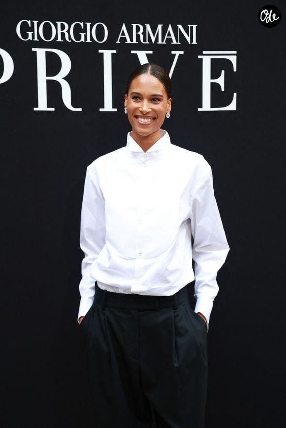 Cindy Bruna au défilé Giorgio Armani Privé "Collection Haute Couture Automne/Hiver 2026-2027" lors de la Fashion Week de Paris, le 7 juillet 2026

Florian Lavielle / Bestimage
