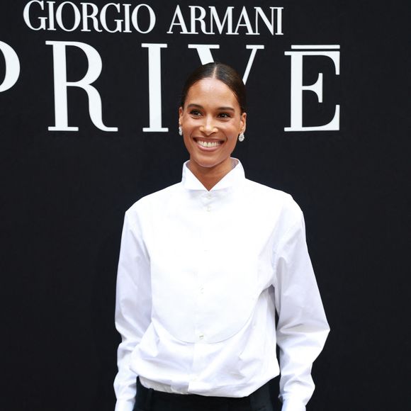 Cindy Bruna au défilé Giorgio Armani Privé "Collection Haute Couture Automne/Hiver 2026-2027" lors de la Fashion Week de Paris, le 7 juillet 2026

Florian Lavielle / Bestimage