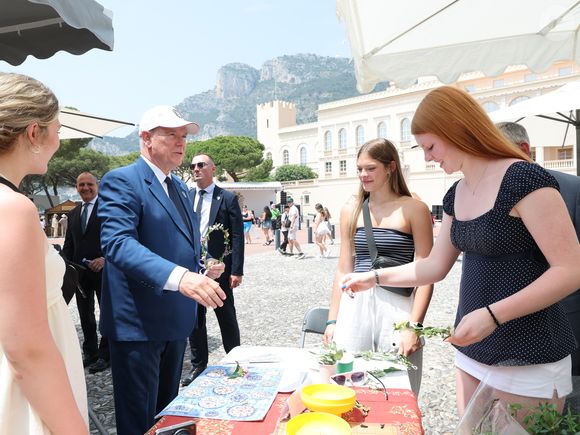 Le prince Albert II de Monaco - Cérémonie d'ouverture de la 6ème édition des Rencontres des Sites Historiques Grimaldi de Monaco, et remise des Trophées aux Officiels le 14 juin 2025. 
© Caudia Albuquerque / Bestimage