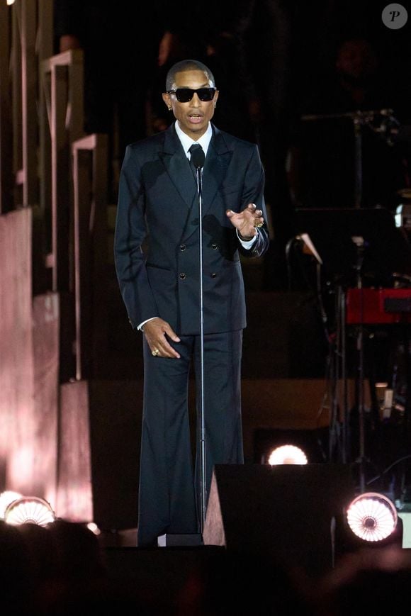 Pharrell Williams à la soirée concert "Grace for the World" au Vatican le 13 septembre 2025 ; un concert unique sur la place Saint-Pierre. Backgrid UK/ Bestimage