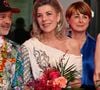 De son côté, la mère de Charlotte, d'Andrea, d'Alexandra et de Pierre portait une robe blanche ornée de strass
La princesse Caroline de Hanovre durant la 69ème édition du Bal de la Rose dans la Salle des Étoiles du Sporting Monte-Carlo à Monaco, le 29 mars 2025.
© Bruno Bebert / Pool Monaco / Bestimage