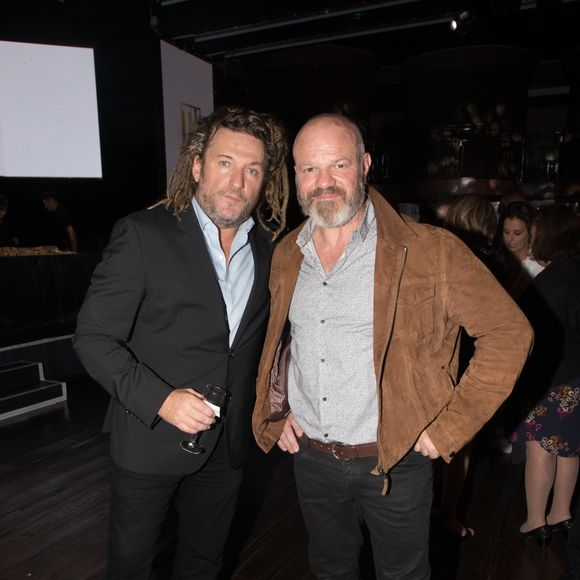 Exclusif - Olivier Delacroix et Philippe Etchebest - Soirée d'anniversaire des 30 ans de TV Magazine au Pavillon des Champs-Elysées à Paris le 17 octobre 2017. © Tiziano Da Silva/Bestimage.