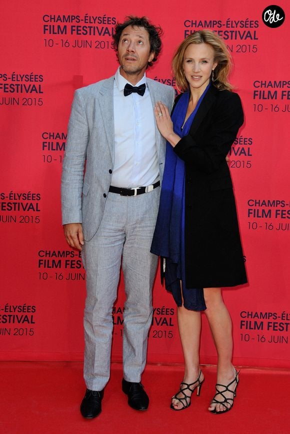 Bruno Debrandt et Marie Kremer lors de l'ouverture du 4e Festival du film des Champs-Élysées, à Paris, le 9 juin 2015. Photo : Aurore Maréchal/ABACAPRESS.COM
