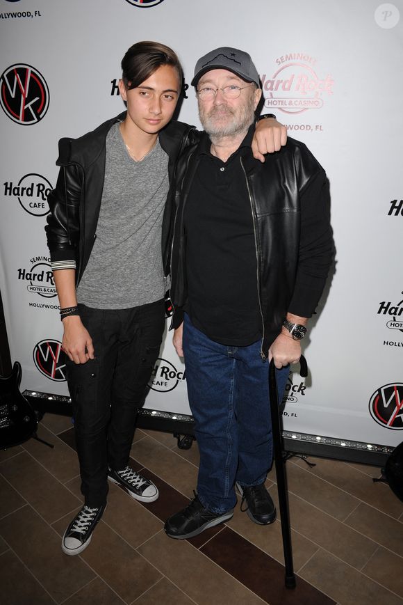 Ses enfants, comme son fils Nicholas, ont suivi les traces artistiques de Phil Collins.

Phil Collins est allé voir son fils, Nicholas Collins, et son groupe What You Know en concert à Hollywood, FL, USA, le 25 janvier 2017. Photo INSTARimages/ABACAPRESS.COM