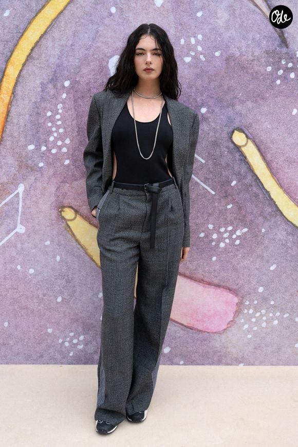 Deva Cassel assiste au défilé Christian Dior lors de la semaine de la mode Haute Couture printemps-été 2025 le 27 janvier 2025 à Paris, France. Photo by Laurent Zabulon/ABACAPRESS.COM