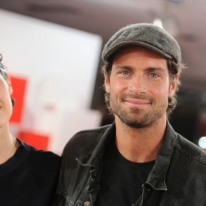 Exclusif - Tom Leeb et sa soeur Fanny lors de l'enregistrement de l'émission Vivement Dimanche présentée par Michel Drucker au studio Gabriel à Paris le 2 juin 2020.
L'émission sera diffusée le 28 juin 2020 sur France 2. © Guillaume Gaffiot / Bestimage