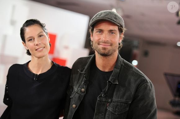Exclusif - Tom Leeb et sa soeur Fanny lors de l'enregistrement de l'émission Vivement Dimanche présentée par Michel Drucker au studio Gabriel à Paris le 2 juin 2020.
L'émission sera diffusée le 28 juin 2020 sur France 2. © Guillaume Gaffiot / Bestimage
