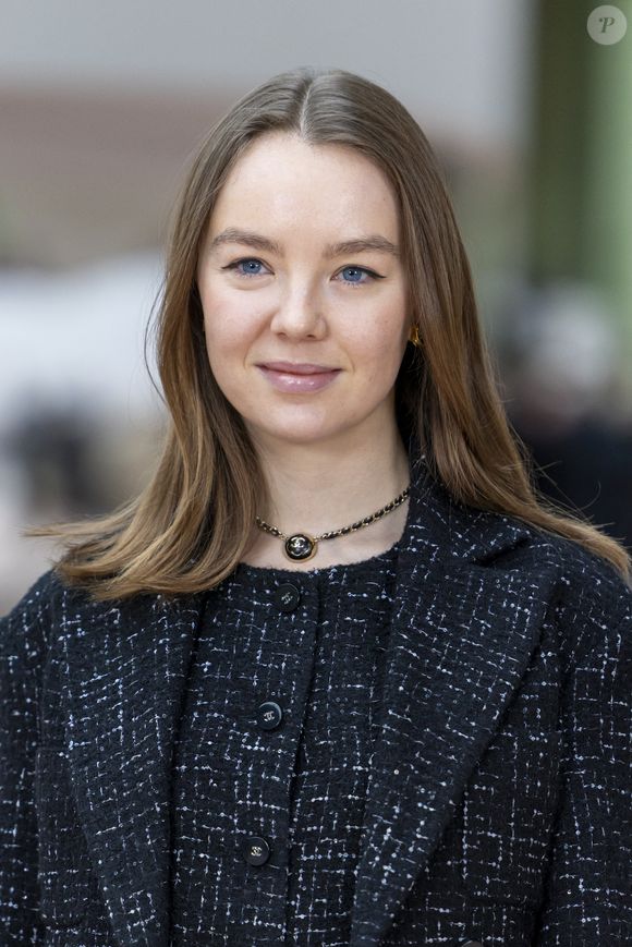 Alexandra de Hanovre au défilé Chanel au Grand Palais, "Collection Haute Couture Printemps/Eté 2025" lors de la Fashion Week de Paris (PFW), le 28 janvier 2025.  © Olivier Borde / Bestimage