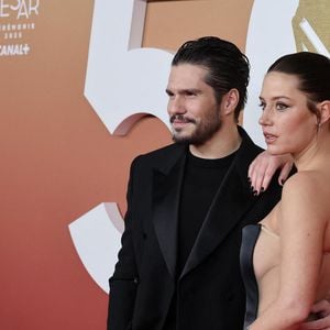 François Civil, Adèle Exarchopoulos au photocall de la 50ème édition de la cérémonie des César à l'Olympia à Paris, France, le 28 février 2025.

© Dominique Jacovides - Olivier Borde / Bestimage
