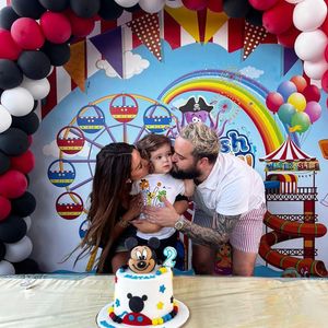 Nikola Lozina et son ex-femme Laura Lempika aux 2 ans de Zlatan, décembre 2022