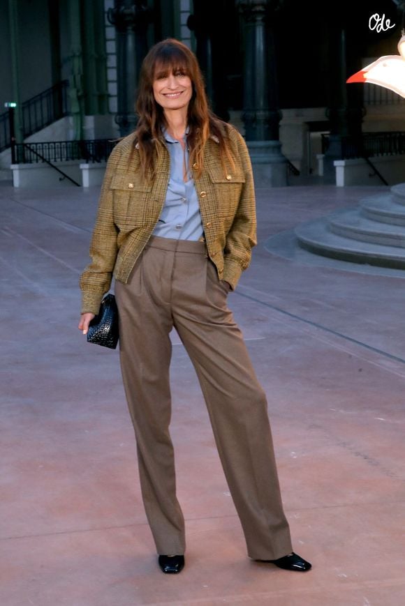Caroline de Maigret - Célébrités au Défilé Chanel, Collection Prêt-à-porter Printemps / Eté 2027 dans le cadre de la Fashion Week de Paris, France, le 05 Octobre 2026. © Bertrand Rindoff / Bestimage