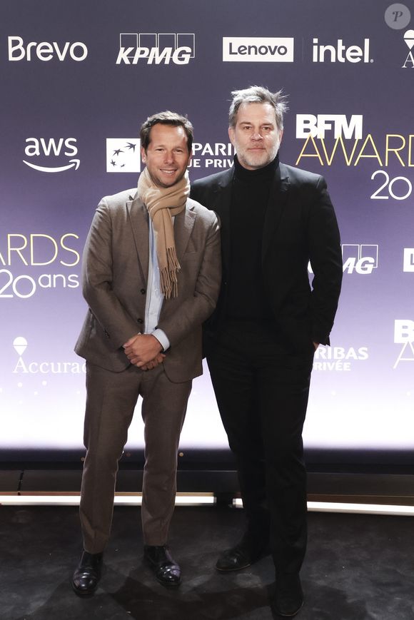 Harold Parisot, Ronald Guintrange, au photocall de la cérémonie des BFM awards au Grand Palais à Paris le 13 janvier 2025.

© Jack Tribeca / Bestimage