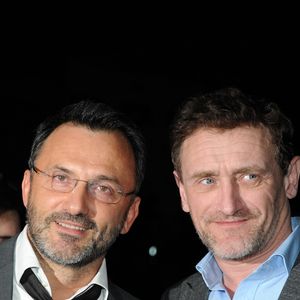 Frederic Lopez et Jean-Paul Rouve assistent à la cérémonie d'ouverture du 19e Festival du film de comédie de l'Alpe d'Huez, France, le 13 janvier 2016. Photo par Mireille Ampilhac/ABACAPRESS.COM