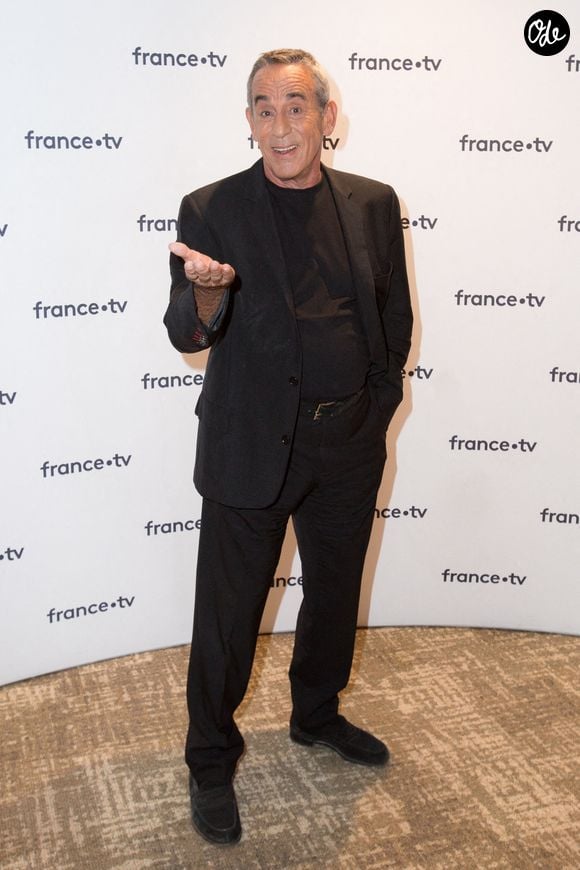 Thierry Ardisson lors de la conférence de presse de France Télévision au Pavillon Gabriel à Paris, en France, le 24 août 2021. Photo : Nasser Berzane/ABACAPRESS.COM