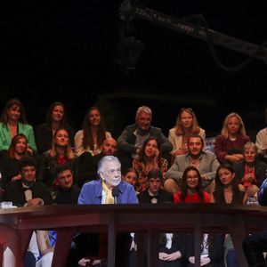 Exclusif - Léa Salamé, Francis Ford Coppola - Plateau de l'émission "Quelle Epoque!" lors du 77ème Festival International du Film de Cannes le 17 mai 2024. © Jack Tribeca/Bestimage