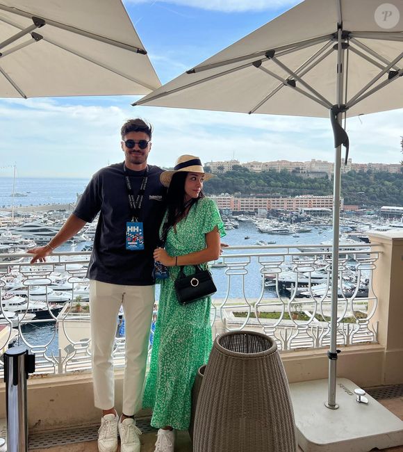 Romain Ntamack et sa compagne Lili sur Instagram.
