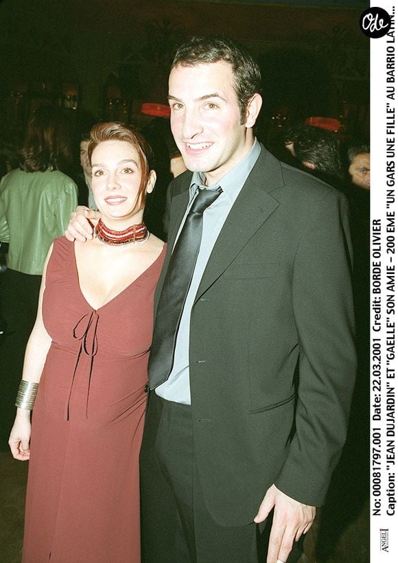Jean Dujardin et Gaelle son amie - 200eme Un Gars Une Fille au Barrio Latino Paris. Le 22 mars 2001
OLIVIER BORDE / BESTIMAGE