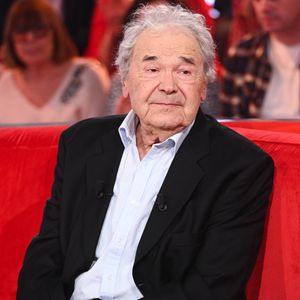 Exclusif - Pierre Perret lors de l'enregistrement de l'émission "Vivement dimanche" au studio Rive Gauche, présentée par M.Drucker avec une diffusion sur France 3 le 15 mars 2026, à Paris, France, le 4 mars 2026. © Guillaume Gaffiot/Bestimage