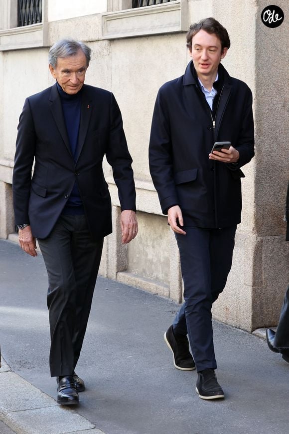 BGUK_3380443 - MILANO, ITALY  Billionaire Bernard Arnault enjoys a stroll through Milan with his son Frederic Arnault — who continues to spark romance rumours with BLACKPINK’s Lisa.



Frederic, CEO of TAG Heuer and one of Bernard’s five children, has been linked to the K-pop superstar since 2022, though the pair have never officially confirmed their relationship despite being spotted together at several high-profile events around the world.



Pictured: Bernard Arnault, Frederic Arnault