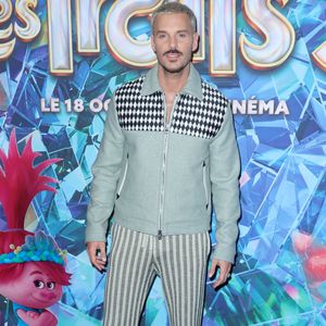 M. Pokora assiste à l'avant-première de Les Trolls 3 au Gaumont Marignan à Paris, France, le 11 octobre 2023. Photo par Jerome Domine/ABACAPRESS.COM