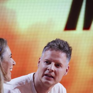 Exclusif - Matthieu Delormeau, sur le plateau de  TBT9 présenté par C.Hanouna, et diffusé en direct sur W9, Paris, France, le 15 octobre 2025. © Jack Tribeca / Bestimage